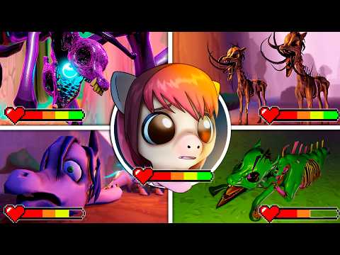 My Putrid Ponies 1+2 🦄►❗️ALL BOSSES & JUMPSCARES WITH HEALTHBARS❤️❗️