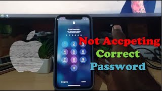 iphone not accepting correct passcode fix