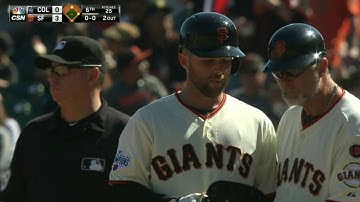 COL@SF: Williams plates Parker with a single