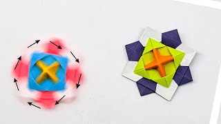 Paper SPINNER Step by Step Instructions
