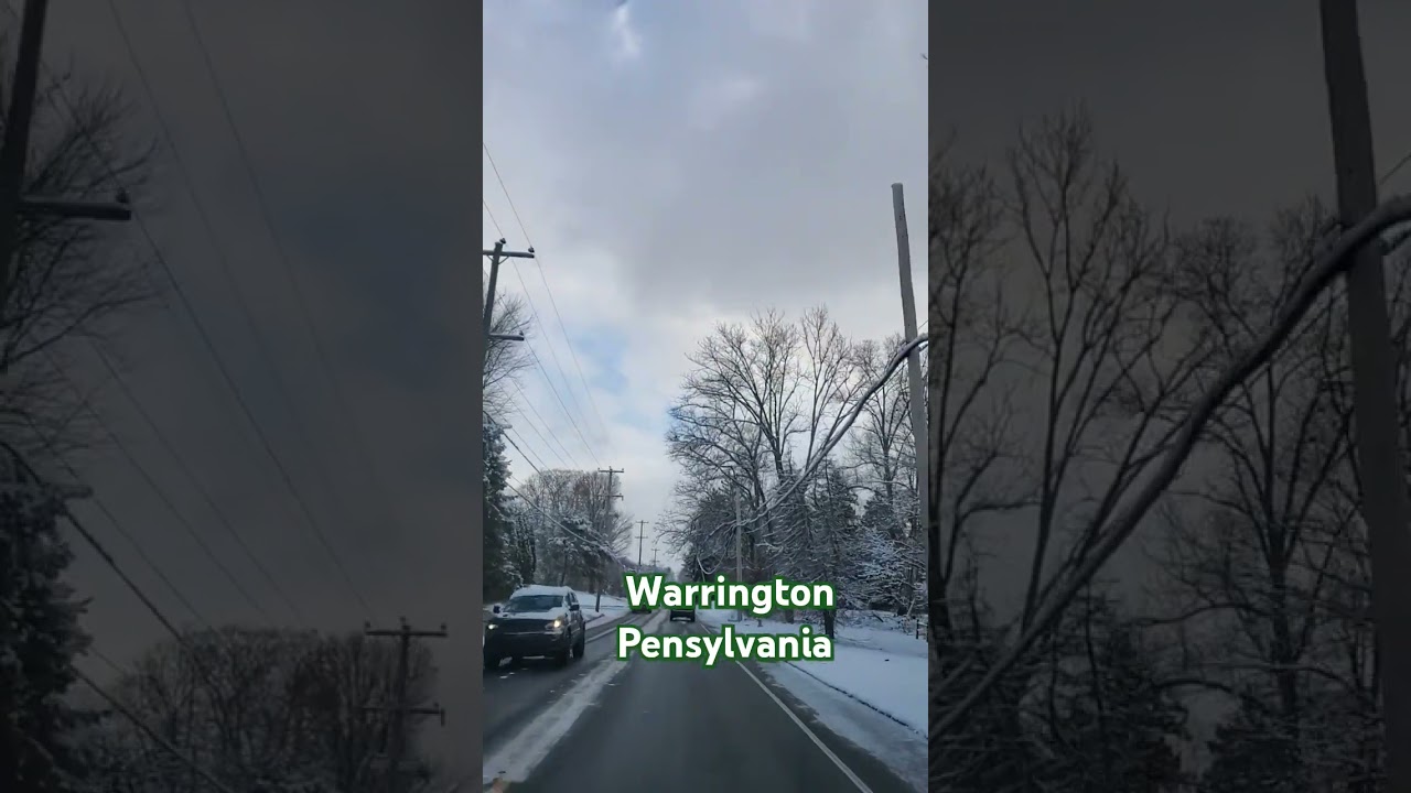 Primera Nevada en Warrington Pennsylvania 