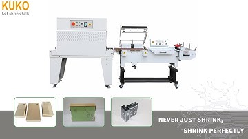 Coconut semi-auto L bar sealer and shrink tunnel machine