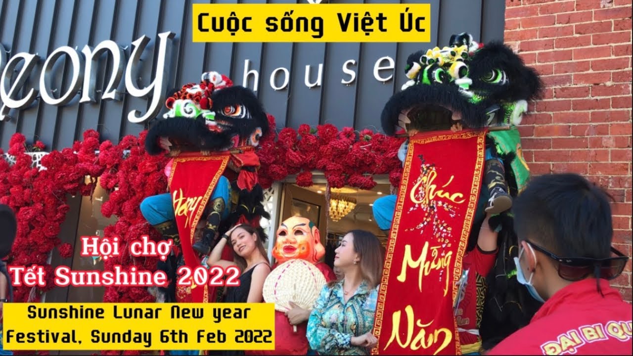 [#32]Cuộc sống Việt Úc🇦🇺/Hội chợ Tết Sunshine 2022/Sunshine Lunar Newyear Festival 2022.