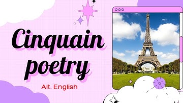 Cinquain poetry