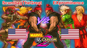 Marvel vs Capcom 2: New Age of Heroes - ScumbagTheGreat vs EXprominence