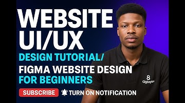 Website UI/UX with Figma Tutorial - For Beginners