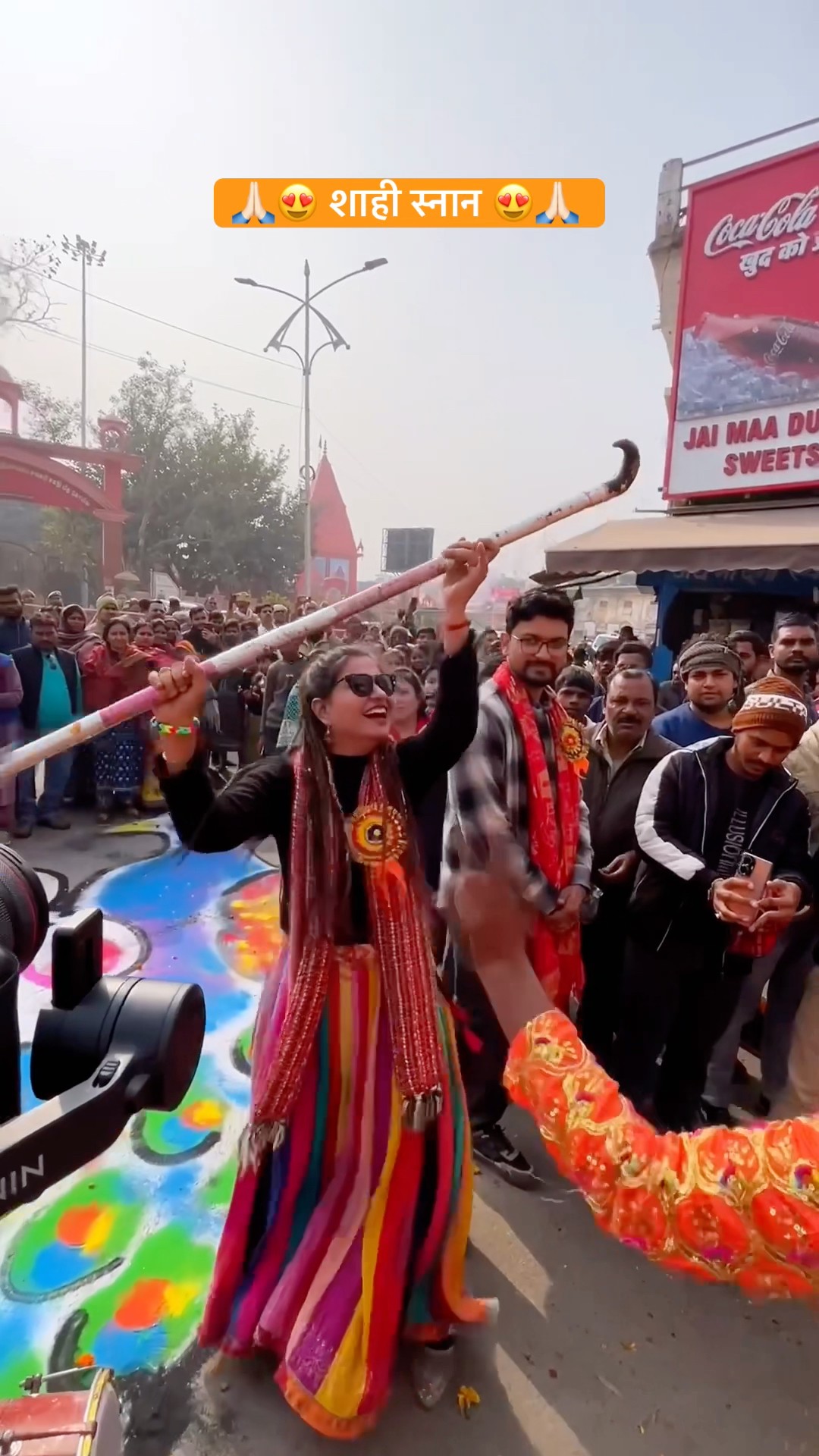 शाही स्नान ??? | प्रयागराज महाकुंभ 2025 ❤️ #shorts #artistshikhasharma #mahakumbh