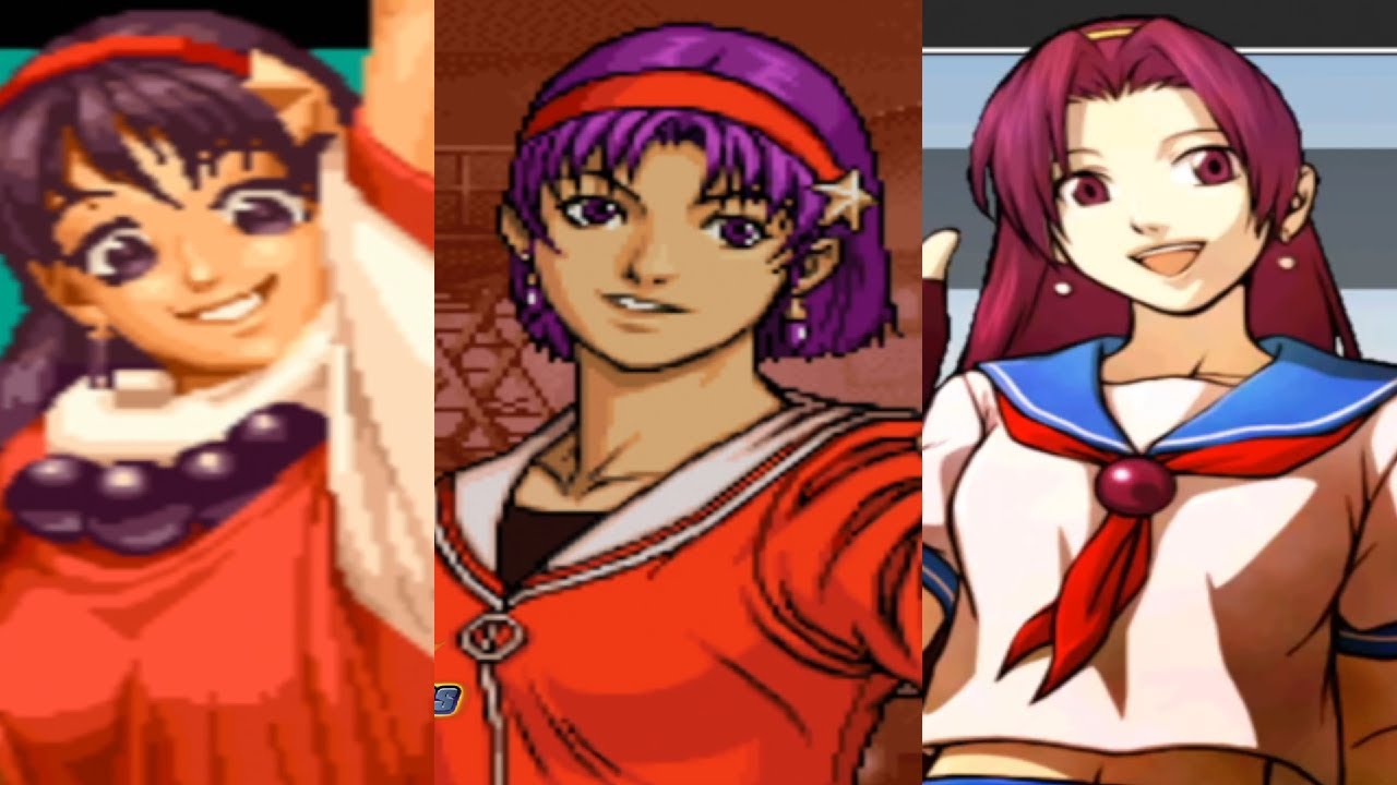 KOF Athena Asamiya Appearance Scene Transformation Collection