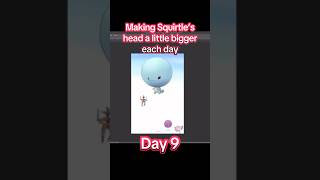 Making Squirtle’s head a little bigger each day: day 9. #pokemon #squirtle #pokémon