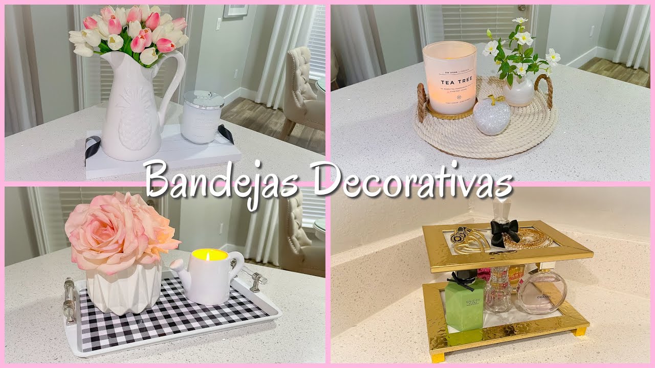 Cómo hacer tus propias bandejas decorativas elegantes y económicas 