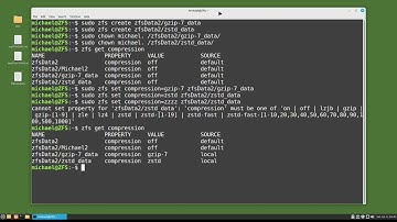 Linux Command Line (107) ZFS pt6 Sub-Directories pt2