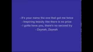 Kate Linn Feat. Chris Thrace - Zaynah Karaoke