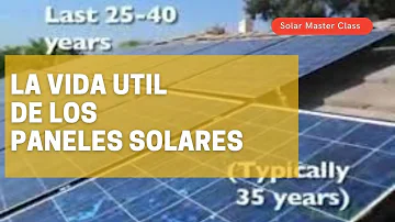 ¿Cuál es la vida útil de un panel solar?