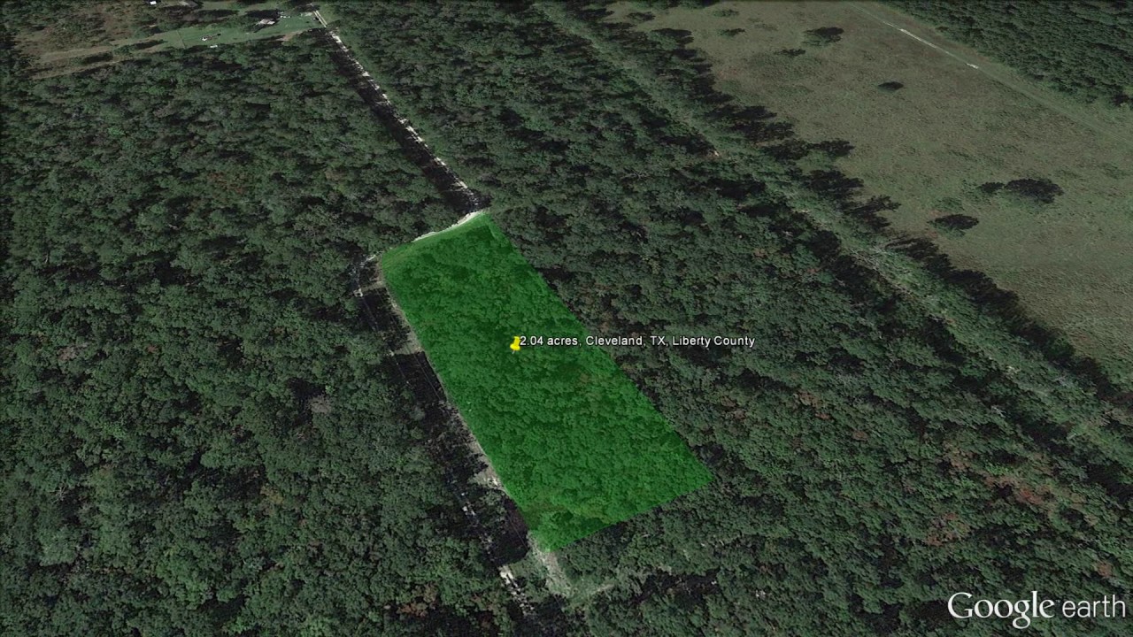 2.04 acres, Cleveland, TX, Liberty County, TX FlyOver Video