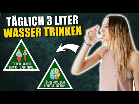 Unglaublich! Das passiert, wenn du täglich 3 Liter Wasser trinkst!🥛