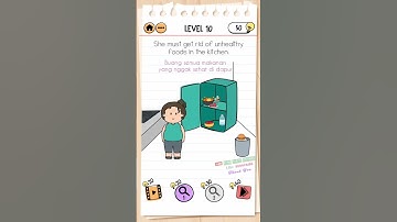 Brain Test 2 level 10 Fitness with Cindy #walkthrough solution #jawaban #shorts #androidgameplay