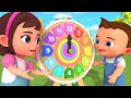Learning Numbers for Children with Little Babies Fun Play Wooden Clock Toy Set 3D Kids Educational