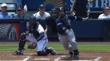 SD@ATL: Norris drives in the first run of the game