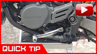 How To Remove and Install a Motorcycle Shift Lever screenshot 5