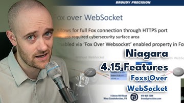 Foxs Over WebSocket | Niagara 4.15 Features