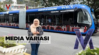 'Trackless' tram jadi tarikan di Putrajaya