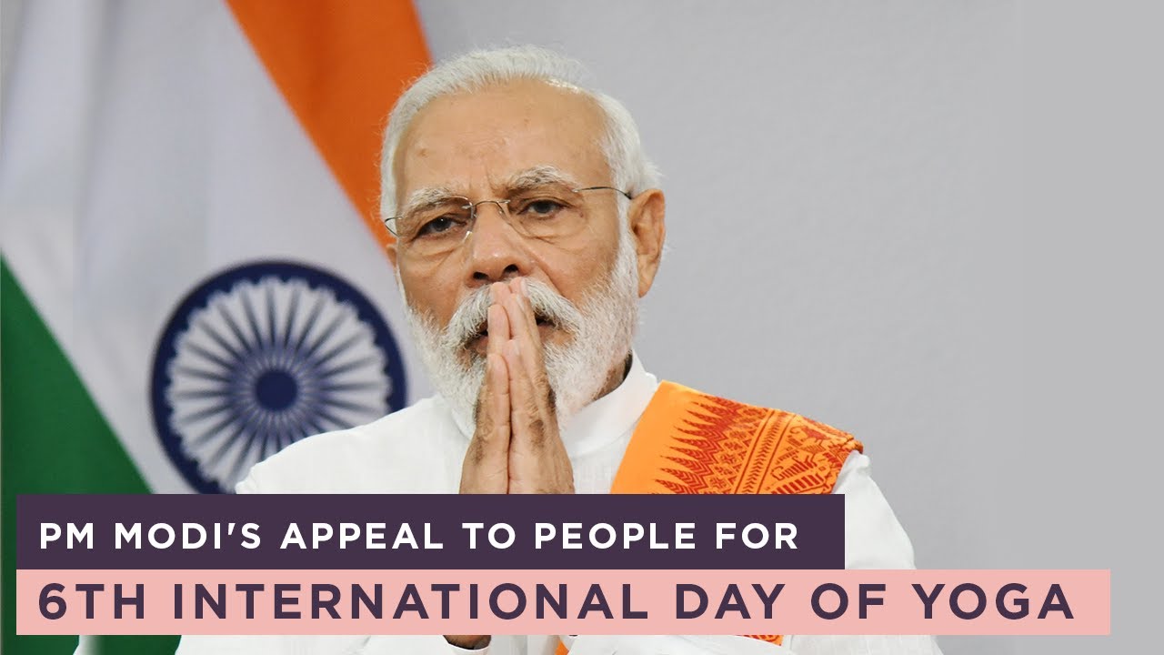 PM Modi's appeal to people for 6th International Day of Yoga