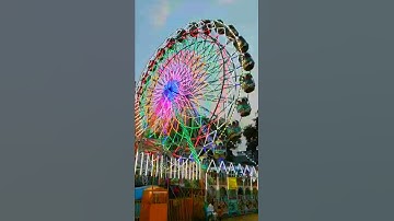 most Dangerous ferris wheel 🎡😱 #shorts #viral #youtubeshorts #muntahaehsan #subscribe