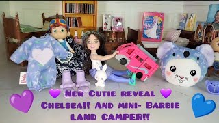 #new #chelsea Cutie Reveal Bunny 🐰 Koala 🐨 And #barbie #miniland #campervan #unboxing and #review