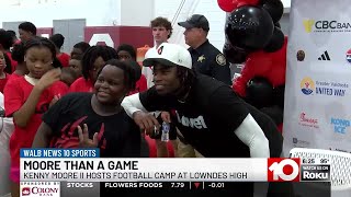 NFL player Kenny Moore II hosts football camp in Valdosta