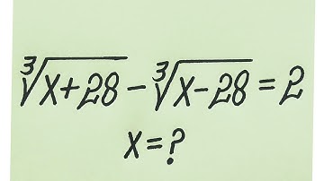 Hardest Olympiad Math Radical Algebric Problem l Easy & Tricky Solution l x=?