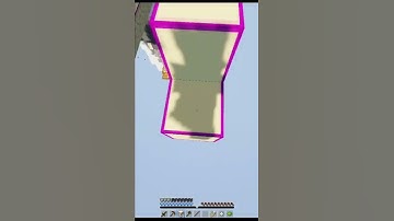 10 block - block extension with shaders #minecraft #shorts