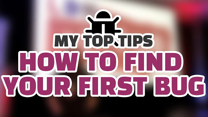 How to Find Your First Bug