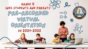 Grade 9 Pre-recorded Orientation for Students and Parents