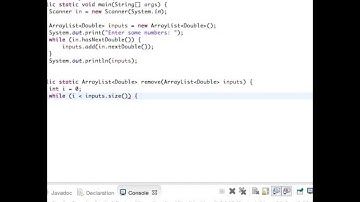 Remove Elements in an Array List (Java)