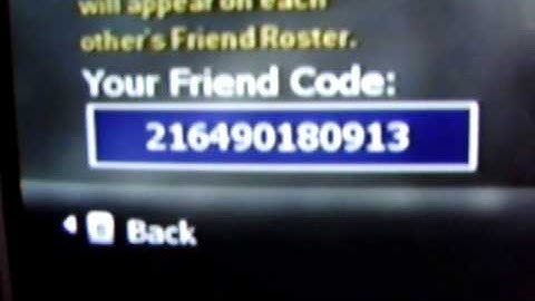 my friend code cod 4 wii