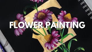 Easy Flower Painting  🔴 Do Not Let Anything STOP You From Making Art 💫✨️ Acrylic Painting Flower