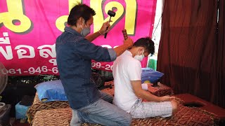 $5 Intense THAI HAMMER MASSAGE Tok Sen Street Massage in Bangkok