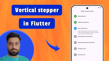 Vertical Stepper in Flutter | Step-by-Step Tutorial