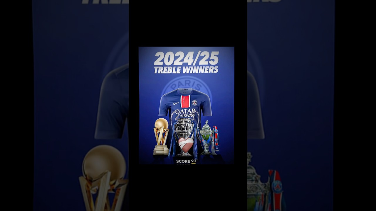 PSG first treble 💀 
