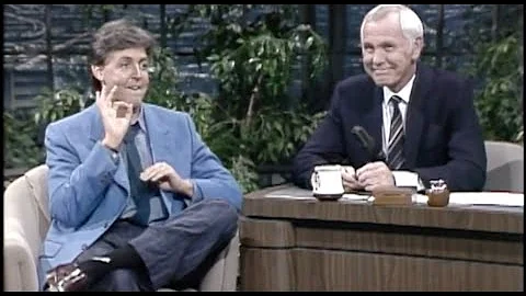 Paul McCartney Interview The Tonight Show Johnny Carson Give My Regards to Broad Street 1984