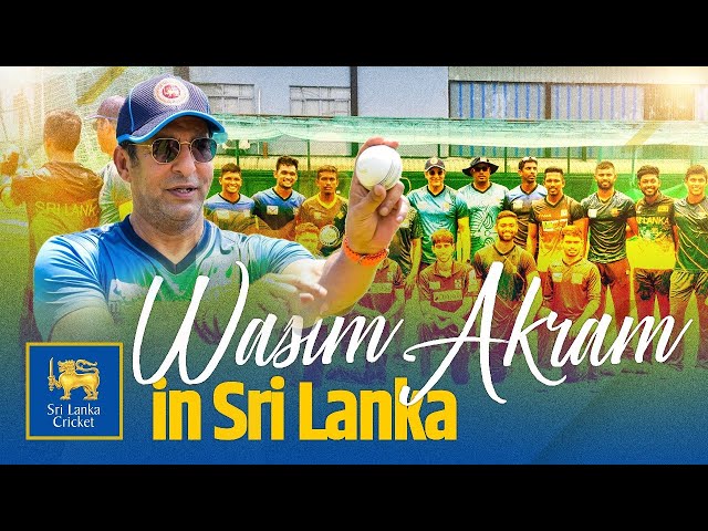 Wasim Akram in Sri Lanka | Training Session Highlights class=