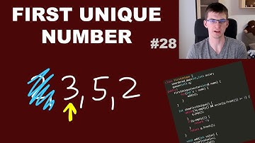 First Unique Number (LeetCode Day 28)