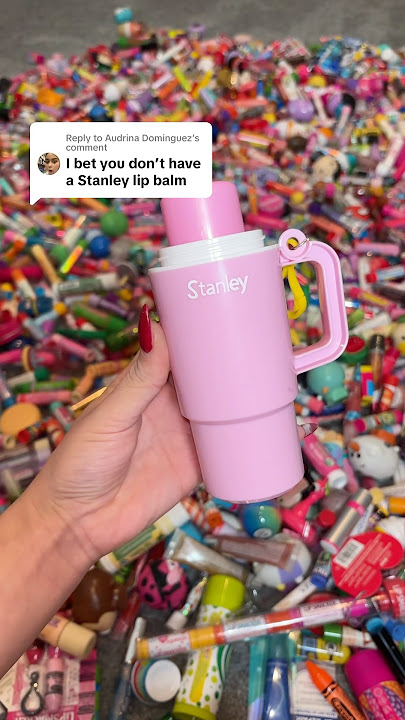 “I BET YOU DON’T HAVE A STANLEY LIP BALM” 😱🙊 #shorts