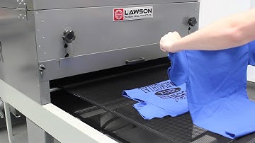 Infrared Conveyor Dryer - Lawson Omega for Screen Printing T-Shirts, Bags and More