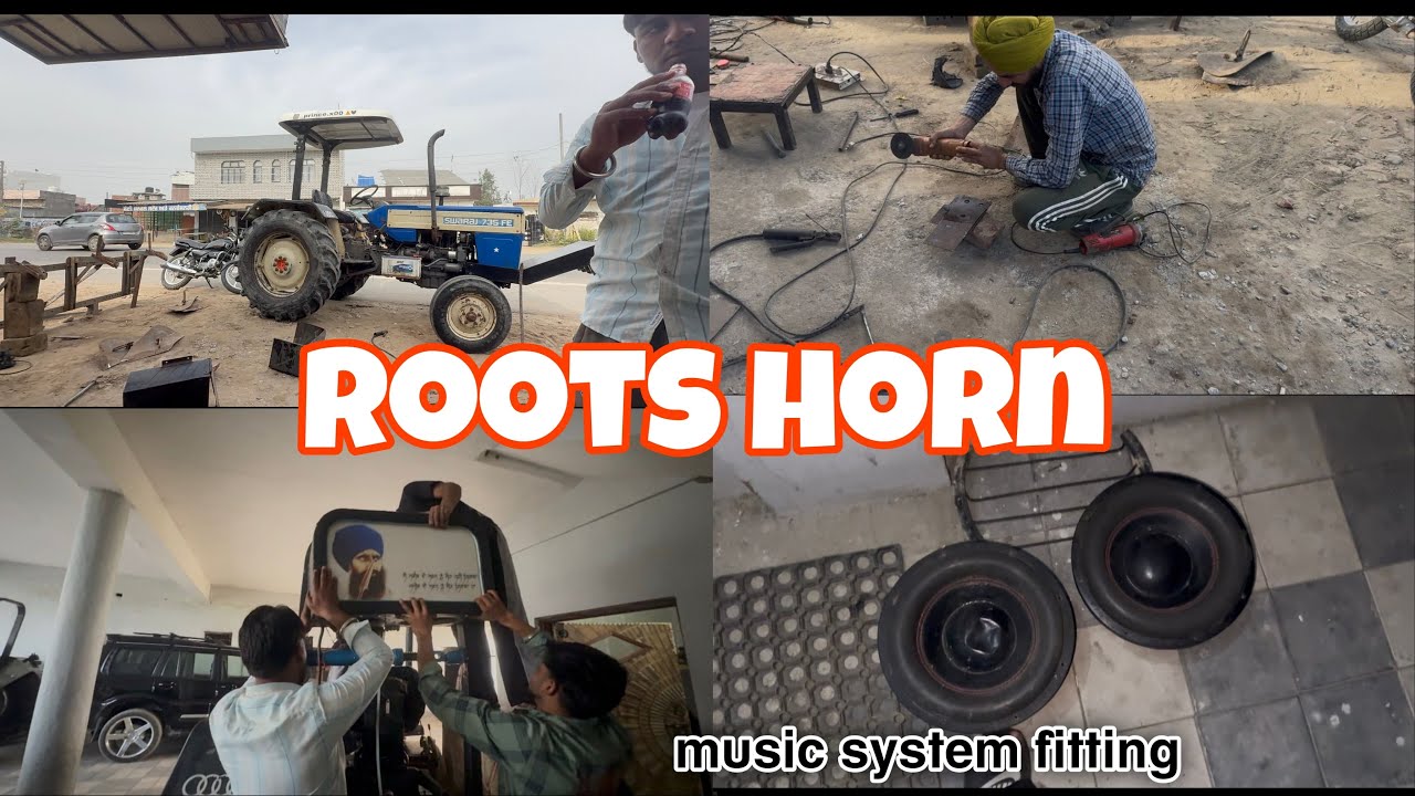 Ajj 735 te roots de horn la t /music system fiting / janti vlogs153