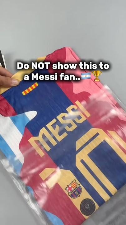 Do NOT show this to a messi fan 🇦🇷 #messi #jersey #soccer