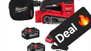Deal Milwaukee Belt Sander