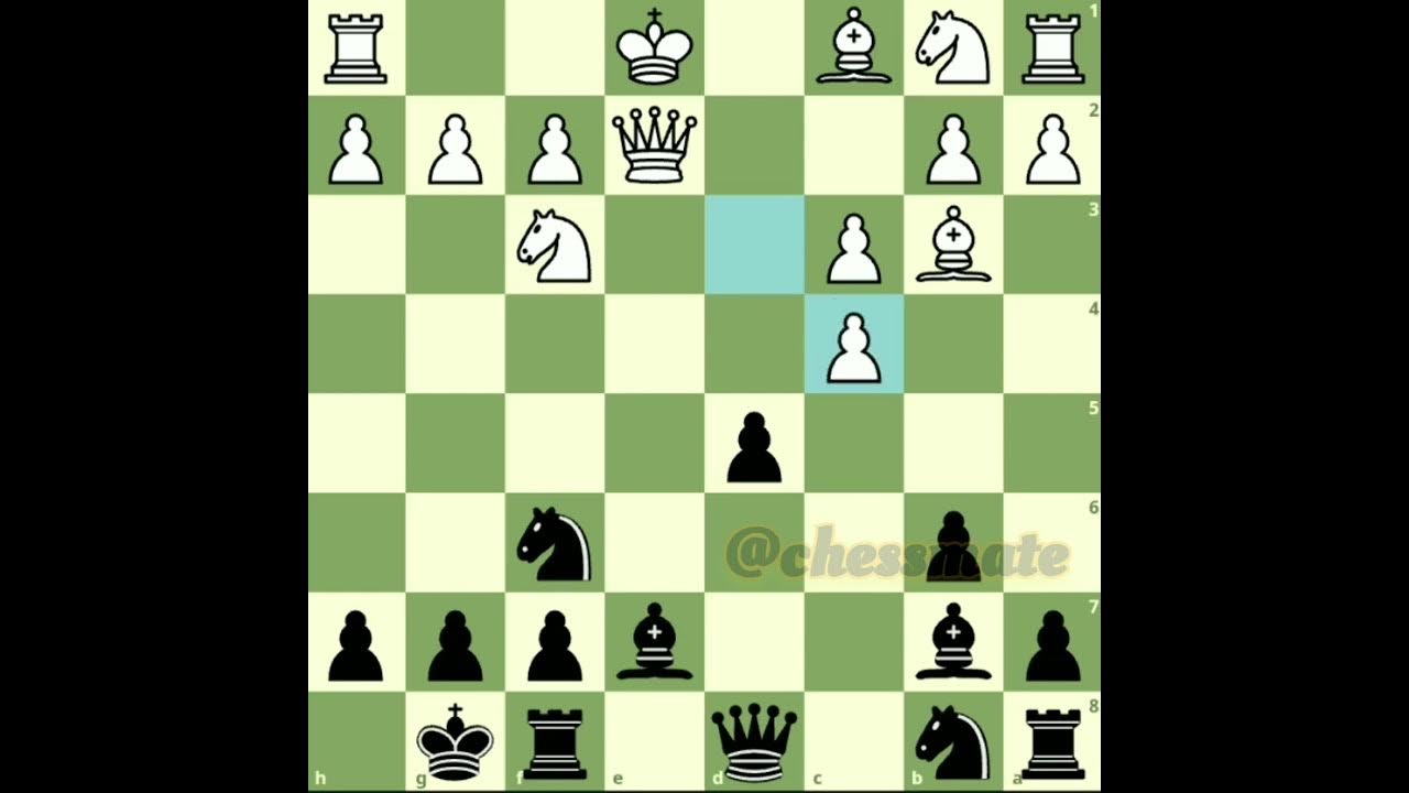 Amazing combination of and queen in chess game YouTube