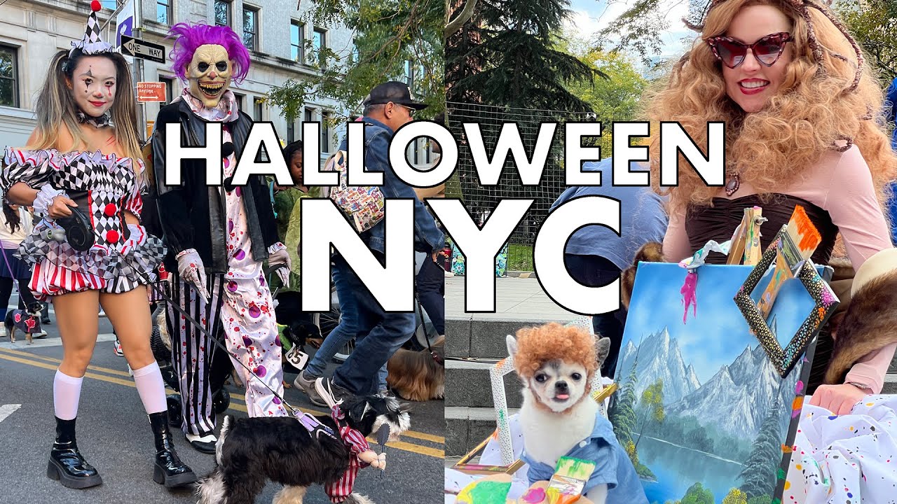 Halloween Dog Parade Washington Square Park New York City