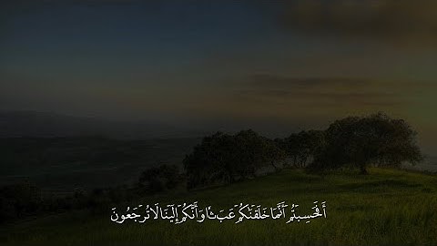 ‎سورة المؤمنون الآية [ 115 - 116 ] القارئ : #شريف_مصطفي